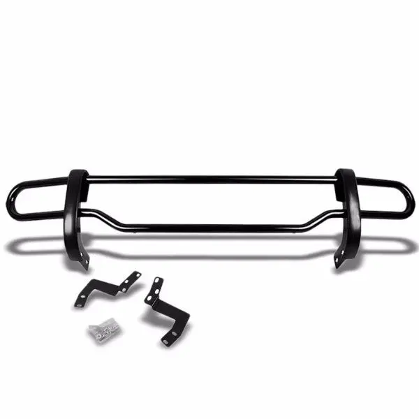 Black Mild Steel 1.25" Double Round Bar Rear Bumper Guard For Nissan 05-12 Pathfinder R51 1