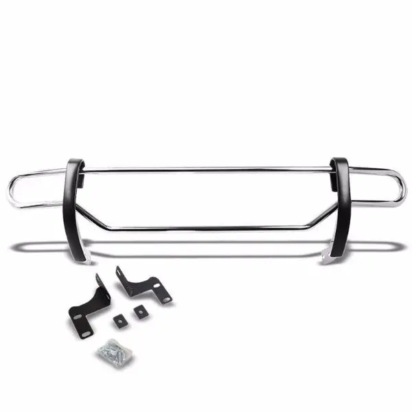 Stainless Steel 1.25" Double Round Bar Rear Bumper Guard For Honda 09-15 Pilot 3.5L 1