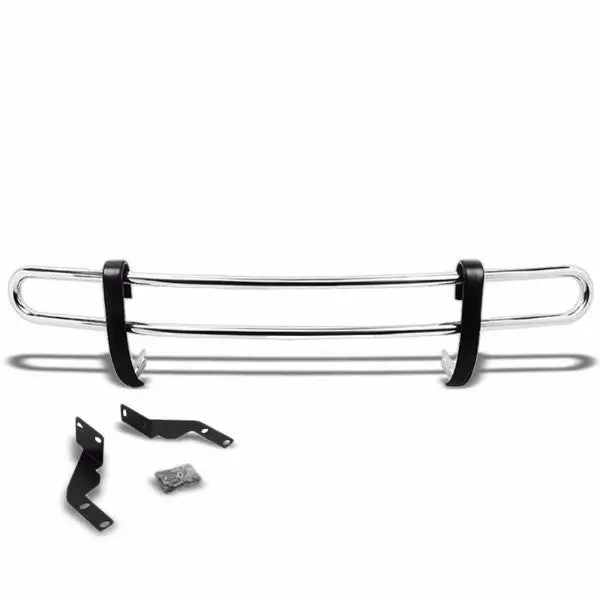 Stainless Steel 1.25" Double Round Bar Rear Bumper Guard For 13-16 Santa Fe 1