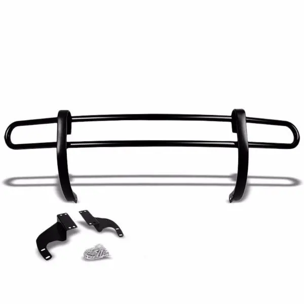 Black Mild Steel 1.25" Double Round Bar Rear Bumper Guard For Acura 07-13 Mdx Yd2 Base 3.7L 1