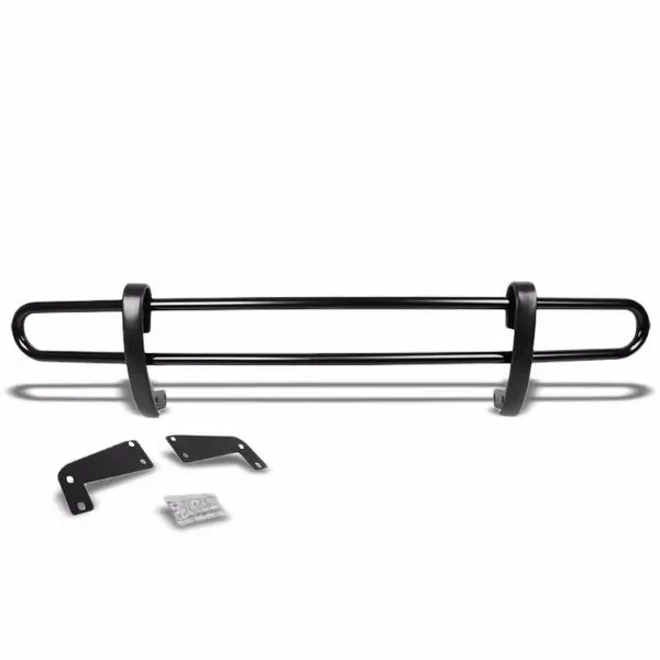 Black Mild Steel 1.25" Double Round Bar Rear Bumper Guard For Mazda 07-15 Cx-9 Cd3 1