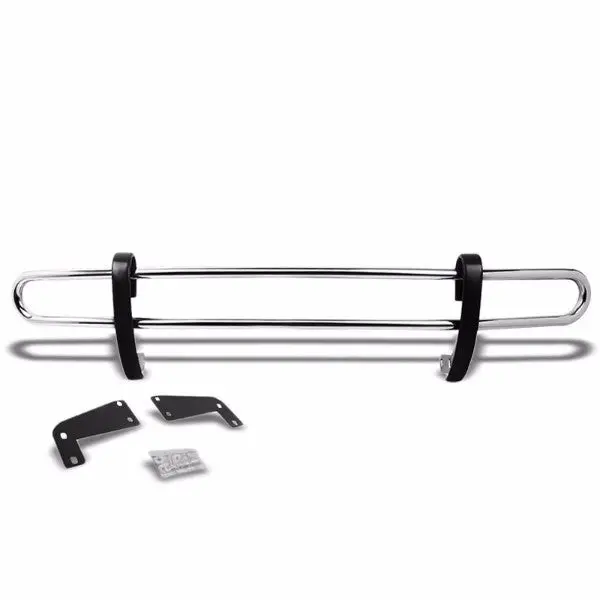Stainless Steel 1.25" Double Round Bar Rear Bumper Guard For Mazda 07-15 Cx-9 Cd3 1