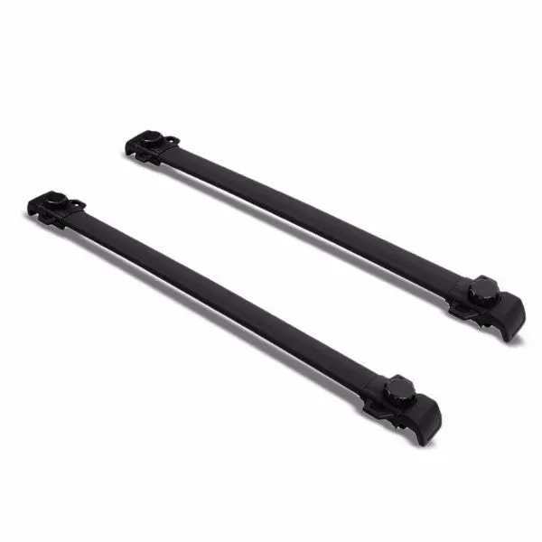 Black Aluminum Roof Rack Crossbar Top Luggage/Bag Cargo Rail For Dodge 09-17 Journey 1