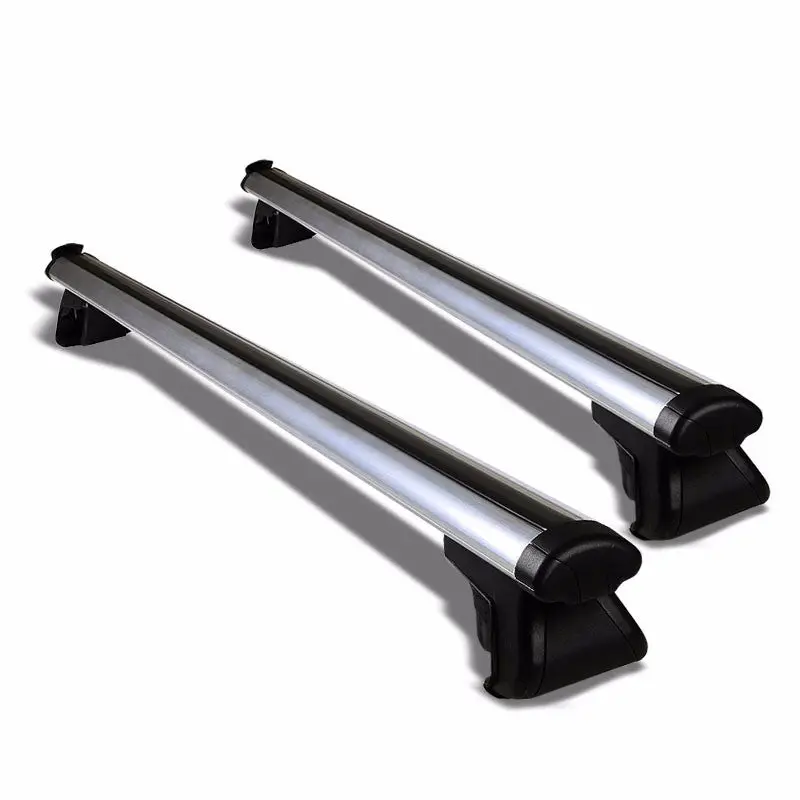 48" Aluminum Roof Rack Top Crossbar Luggage/Bag Cargo Aero Rail For Car/Suv 1