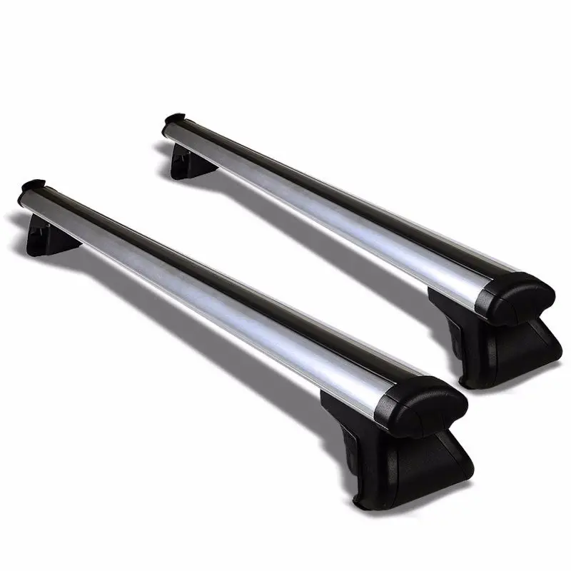 52" Aluminum Roof Rack Top Crossbar Luggage/Bag Cargo Aero Rail For Car/Suv 1