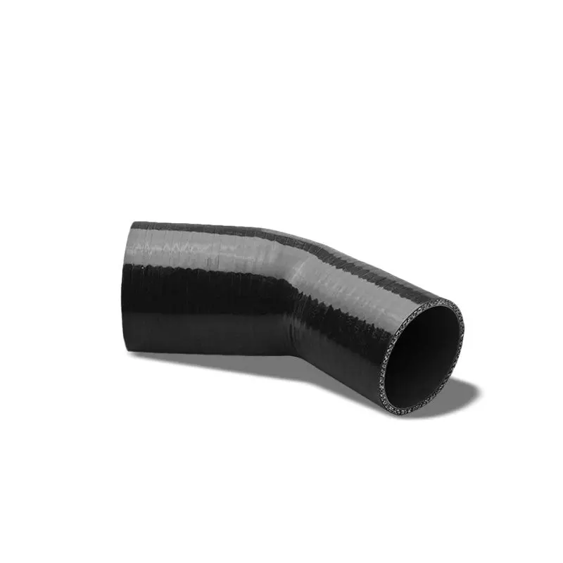 Black 3Ply Silicone 1.00"-1.25" 45 Degree Reducer Hose For Turbo/Intercooler 1
