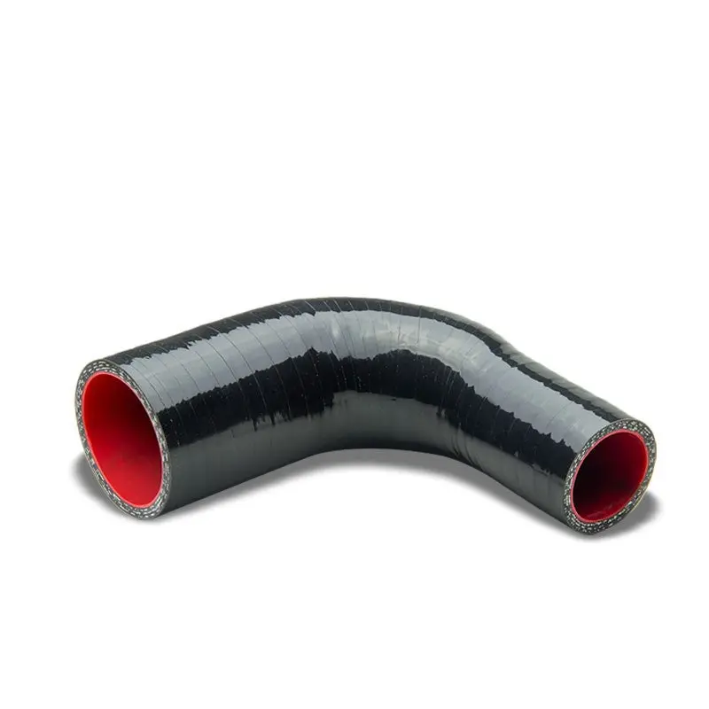 Black-Red 3Ply Silicone 1.00"-1.25" 90 Degree Reducer Hose For Turbo/Intercooler 1