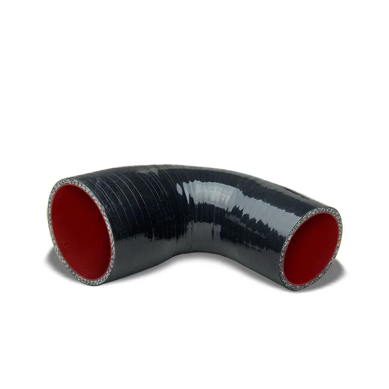Black-Red 3Ply Silicone 1.25"-1.50" 90 Degree Reducer Hose For Turbo/Intercooler 1