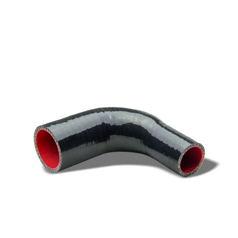 Black-Red 3Ply Silicone 1.25"-1.75" 90 Degree Reducer Hose For Turbo/Intercooler 1