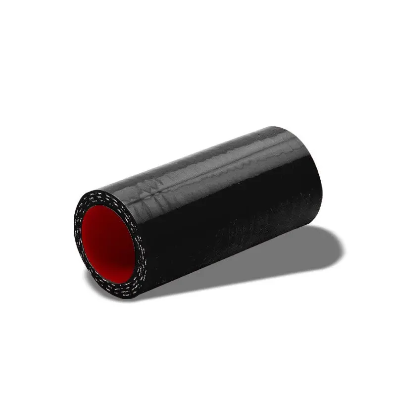 Black-Red 3Ply Silicone 1.25" Straight Coupler Hose For Turbo/Intake/Intercooler 1