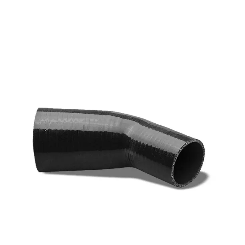 Black 3Ply Silicone 1.50"-1.75" 45 Degree Reducer Hose For Turbo/Intercooler 1