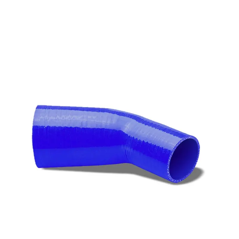 Blue 4-Ply Nylon Silicone 1.50"-1.75" 45 Degree Reducer Hose For Turbo/Intake 1