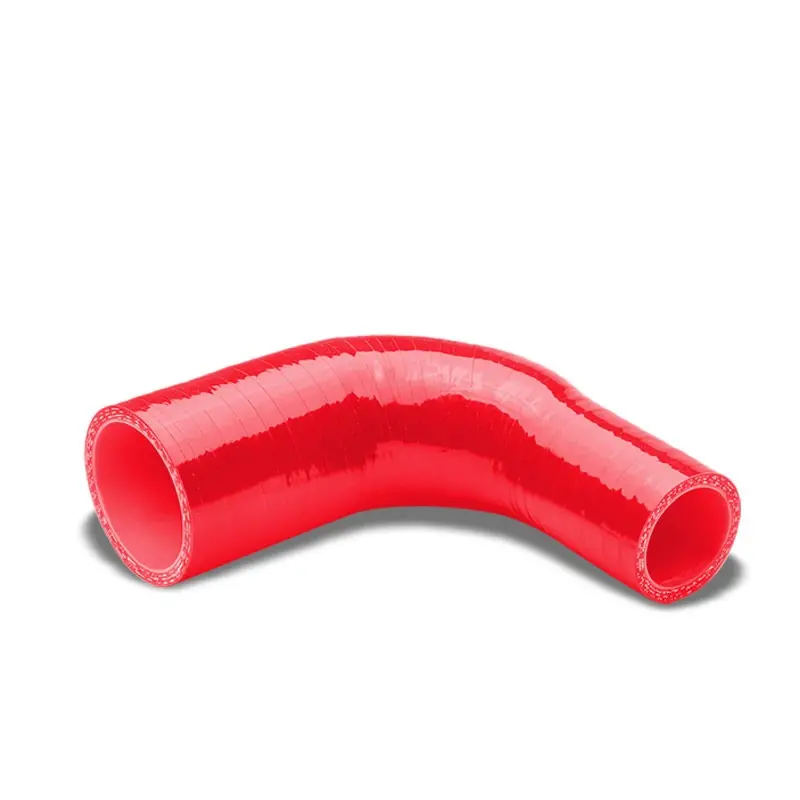 Red 4-Ply Nylon Silicone 1.50"-1.75" 90 Degree Reducer Hose For Turbo/Intake 1