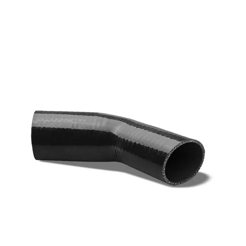 Black 3Ply Silicone 1.75"-2.00" 45 Degree Reducer Hose For Turbo/Intercooler 1