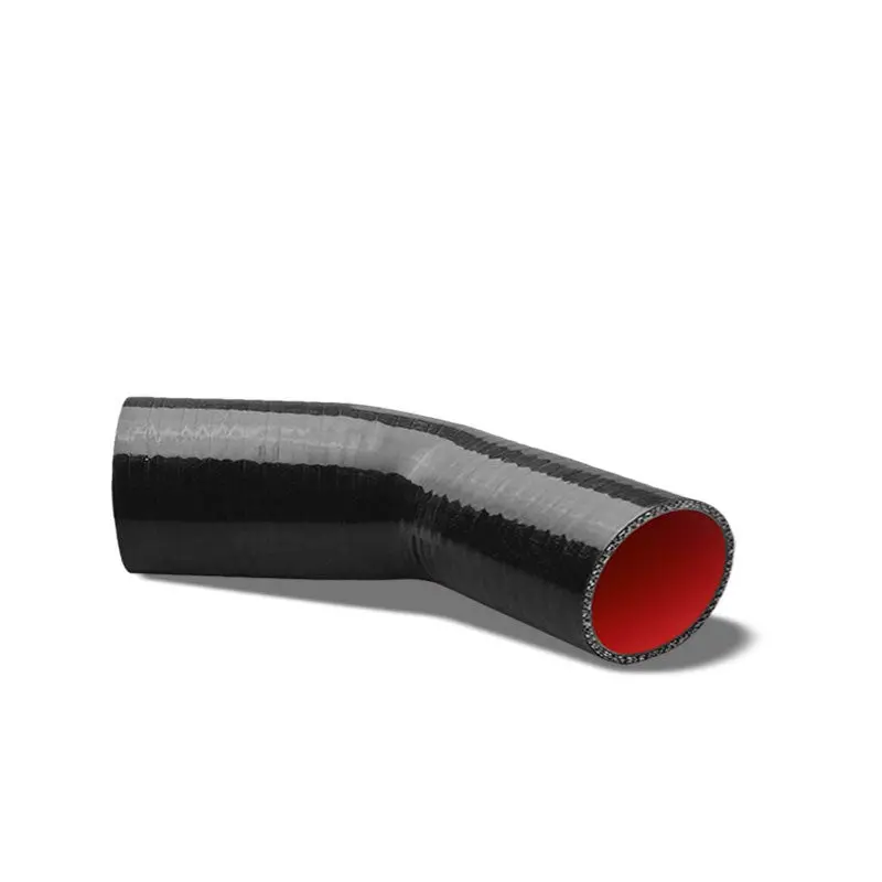 Black-Red 3Ply Silicone 1.75"-2.00" 45 Degree Reducer Hose For Turbo/Intercooler 1
