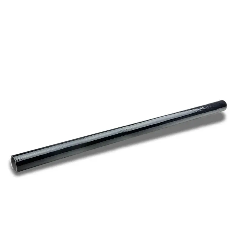 Black 4-Ply Silicone 2.00" 1M Long Straight Coupler Hose For Intake/Intercooler 1