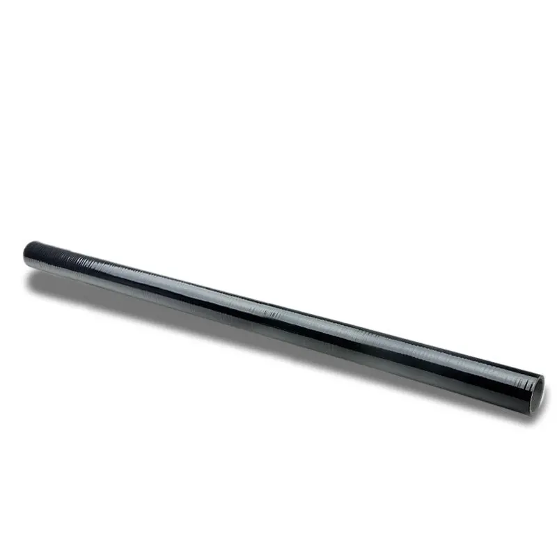 Black 4-Ply Silicone 3.00" 1M Long Straight Coupler Hose For Intake/Intercooler 1