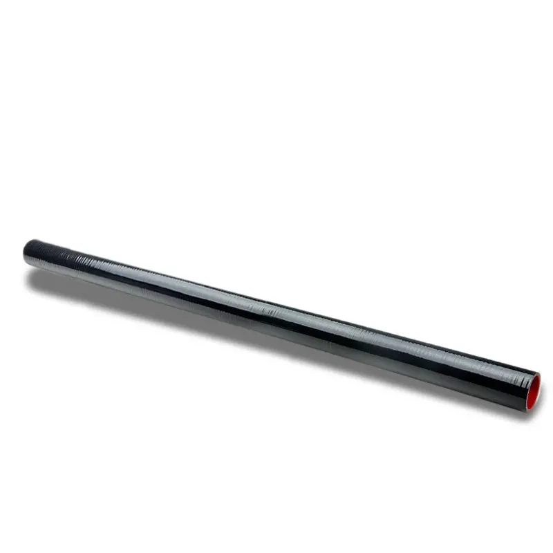 Black-Red 3Ply Silicone 3.00" 3 Ft Straight Coupler Tube For Turbo/Intercooler 1