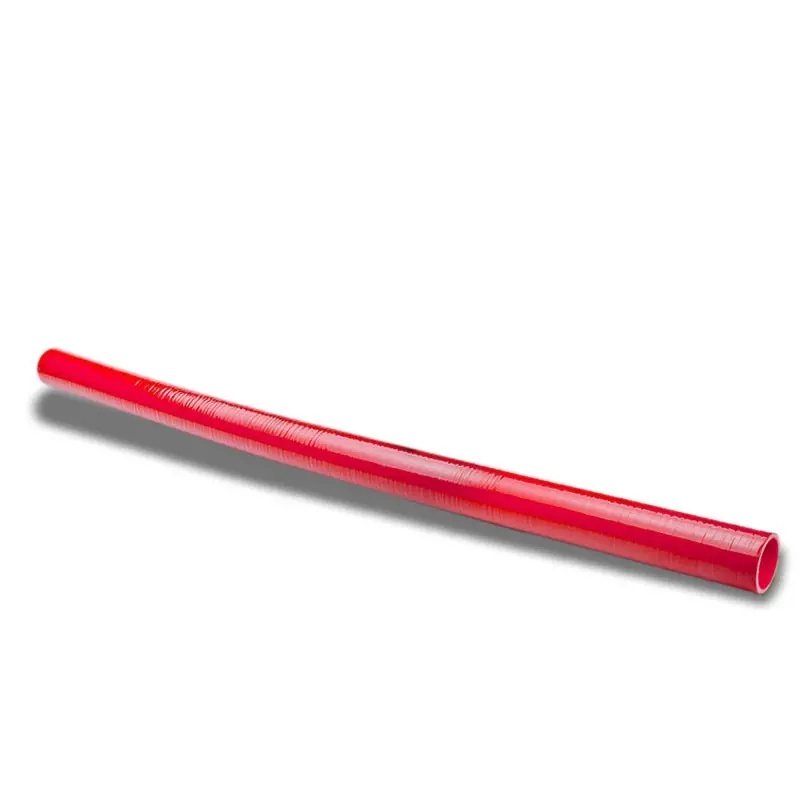 Red 4-Ply Silicone 3.00" 1M Long Straight Coupler Hose For Intake/Intercooler 1