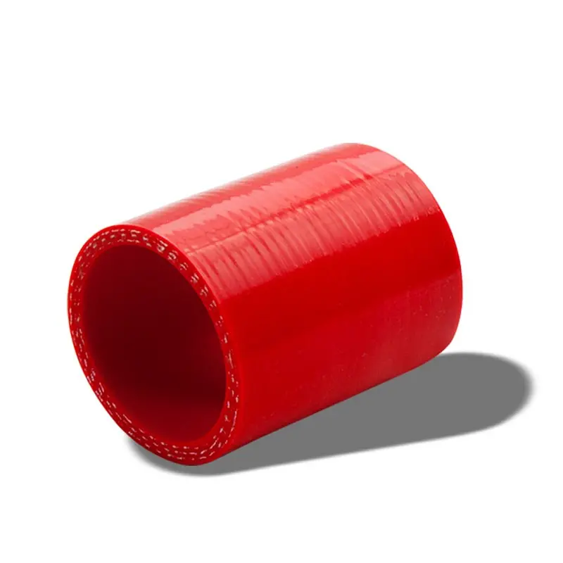 Red Silicone 2" 3-Ply Straight Turbo/Intake/Intercooler Piping Coupler Hose 1