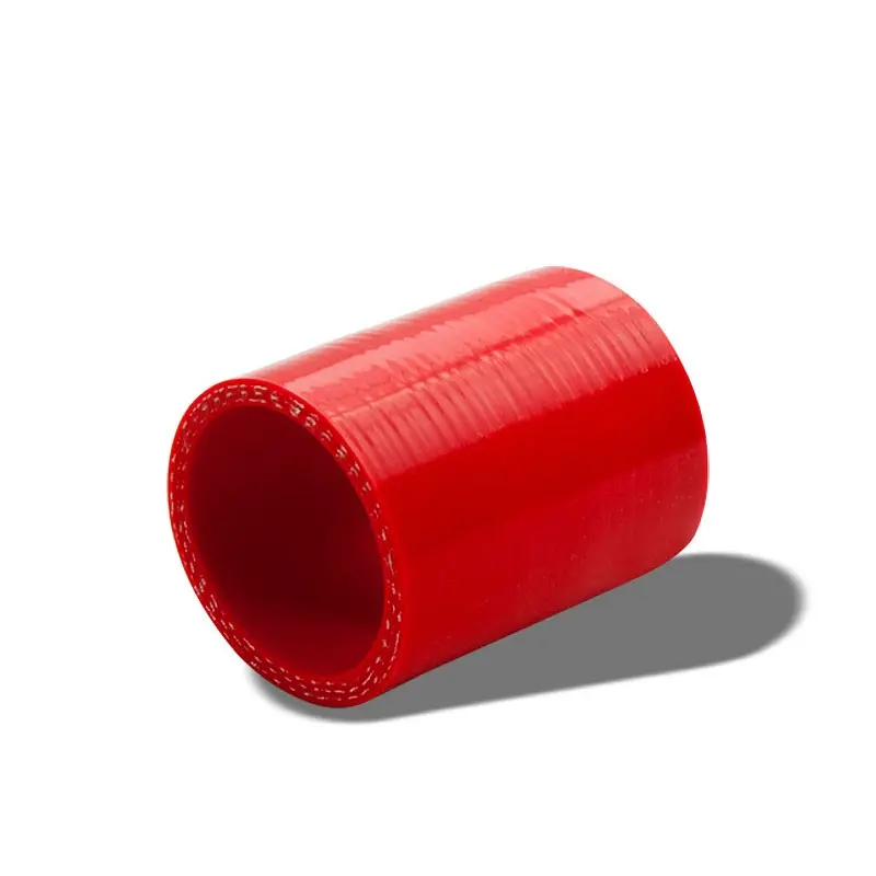 Red Silicone 2.125" 3-Ply Straight Turbo/Intake/Intercooler Piping Coupler Hose 1