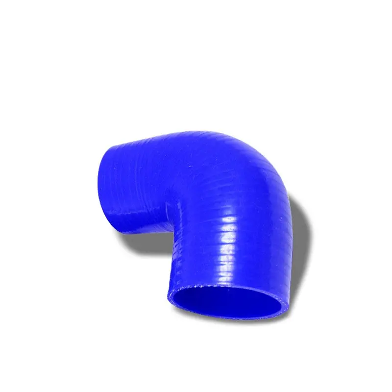 Blue 3Ply Silicone 2.25"-2.50" 90 Degree Reducer Hose For Turbo/Intercooler 1
