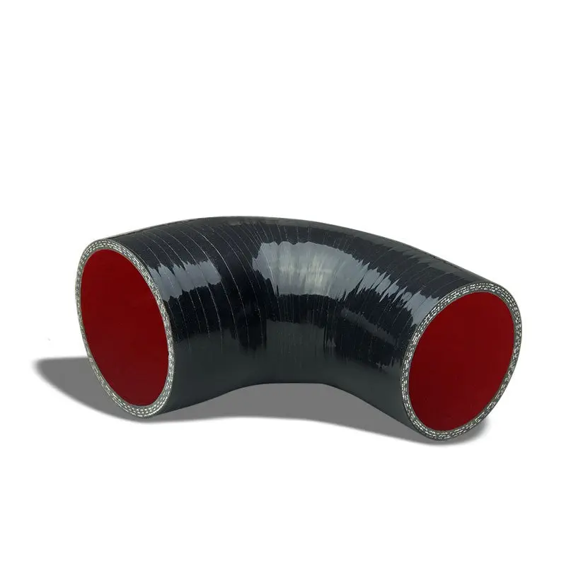 Blackred 3Ply Silicone 2.25"-3.00" 90 Degree Reducer Hose For Turbo/Intercooler 1