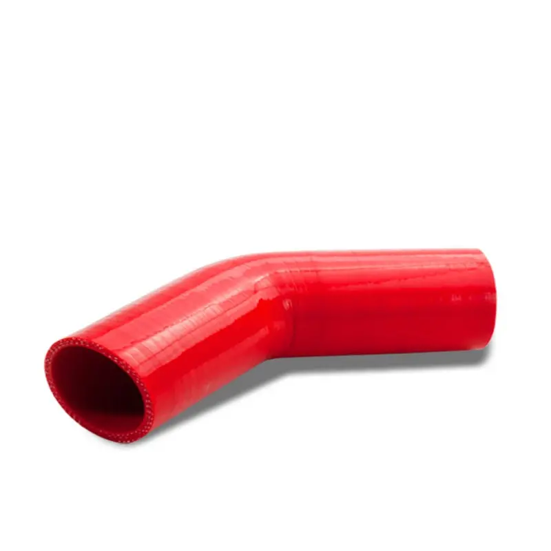 Red Silicone 2.25" 3-Ply 45 Degree Elbow Coupler Hose For Turbo/Intercooler 1