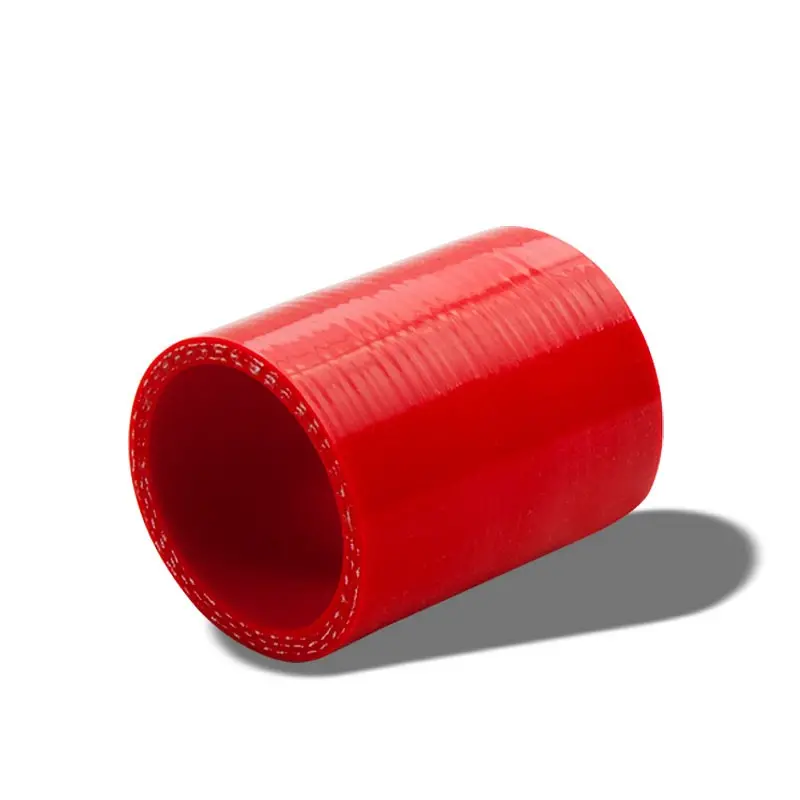 Red Silicone 2.375" 3-Ply Straight Turbo/Intake/Intercooler Piping Coupler Hose 1
