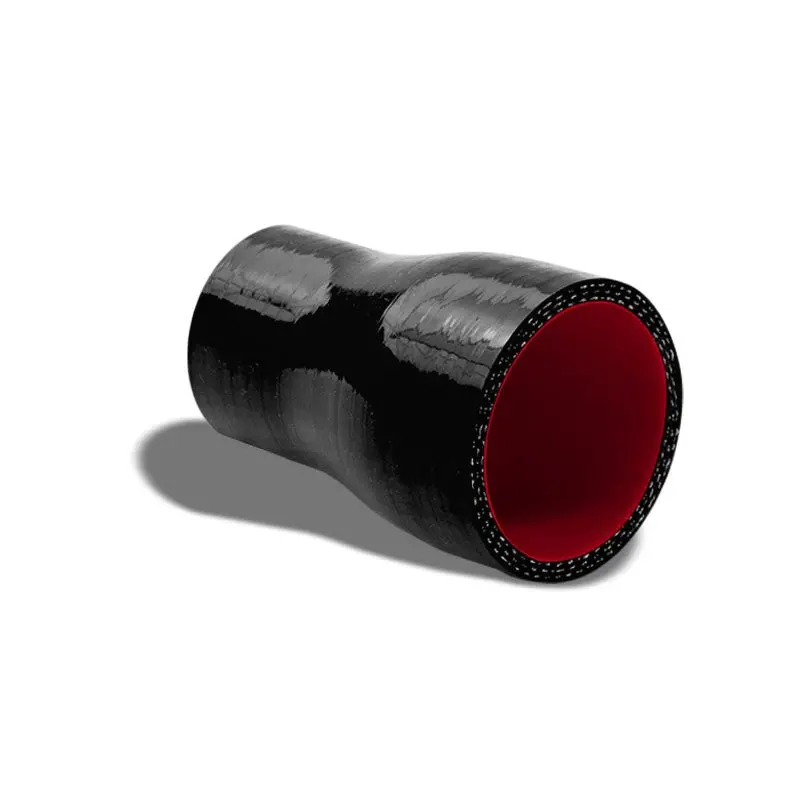 Black-Red 3Ply Silicone 2.50"-2.75" Reducer Coupler Hose For Intake/Intercooler 1