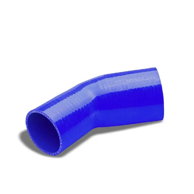 Blue 3Ply Silicone 2.50"-3.00" 45 Degree Reducer Hose For Turbo/Intercooler 1