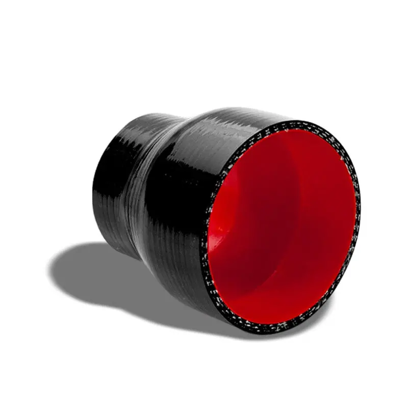 Black-Red 3Ply Silicone 2.50"-3" Reducer Coupler Hose For Intake/Intercooler 1