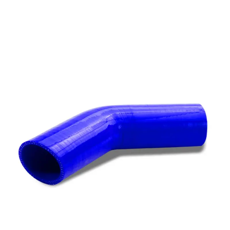 Blue Silicone 2.50" 3-Ply 45 Degree Elbow Coupler Hose For Turbo/Intercooler 1