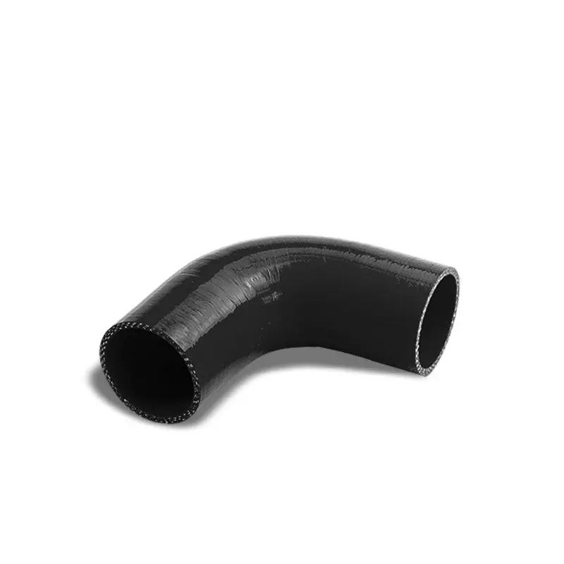 Black Silicone 2.50" 3-Ply 90 Degree Elbow Hose For Turbo/Intake/Intercooler 1