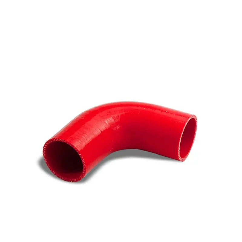 Red Silicone 2.50" 3-Ply 90 Degree Elbow Coupler Hose For Turbo/Intercooler 1