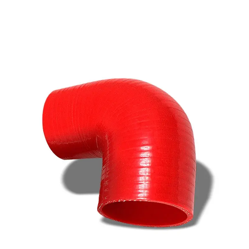 Red 3Ply Silicone 2.75"-3.00" 90 Degree Reducer Hose For Intake/Intercooler 1