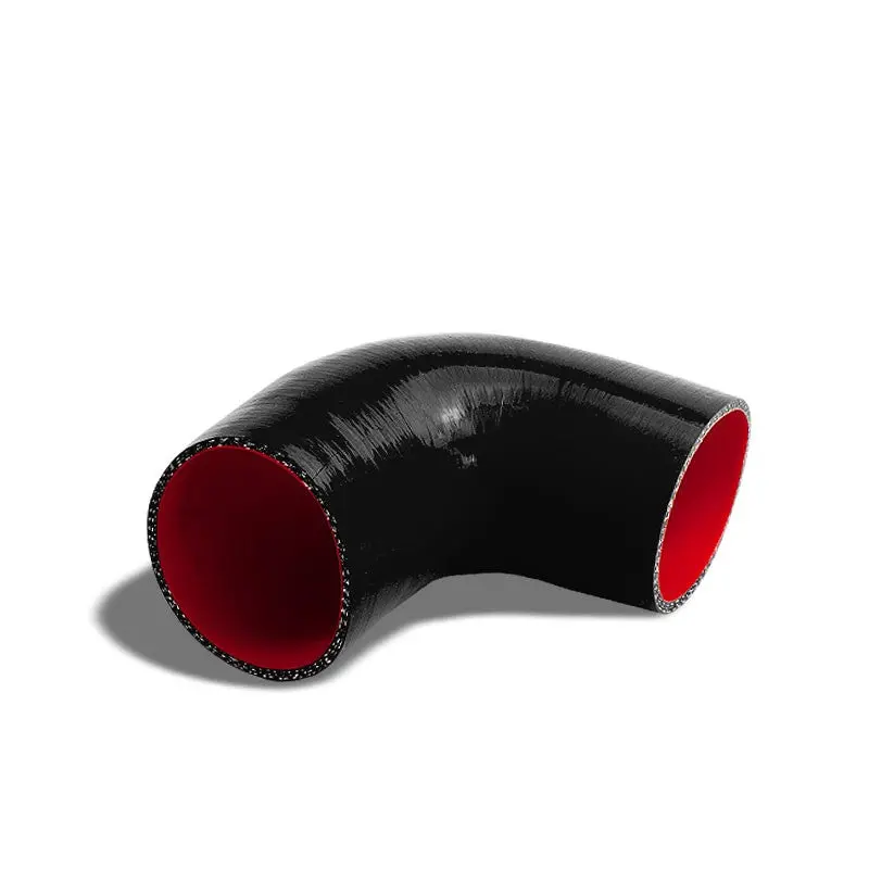 Blackred Silicone 2.75" 3-Ply 90 Degree Elbow Hose For Turbo/Intake/Intercooler 1