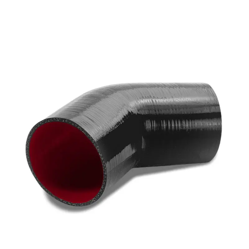 Blackred Silicone 3.75" 3-Ply 45 Degree Elbow Hose For Turbo/Intake/Intercooler 1