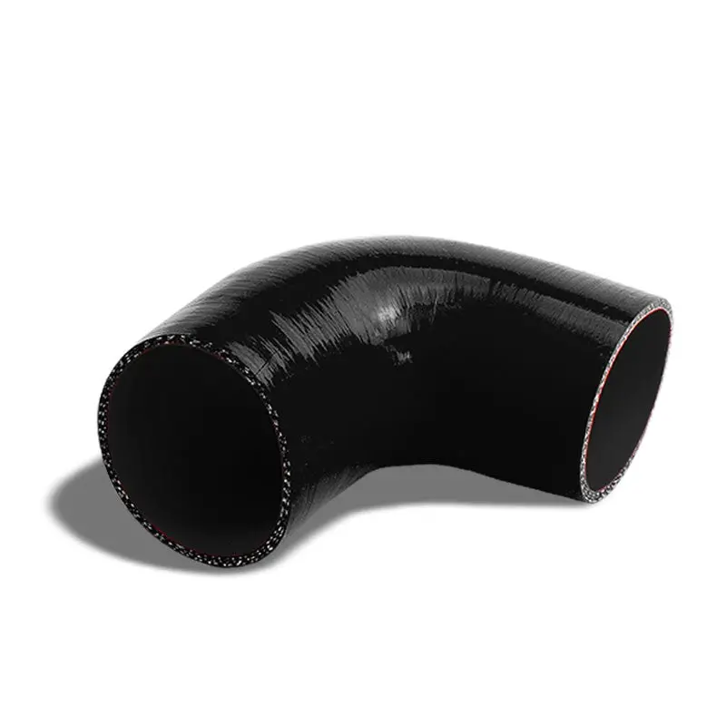 Black Silicone 3.75" 3-Ply 90 Degree Elbow Hose For Turbo/Intake/Intercooler 1