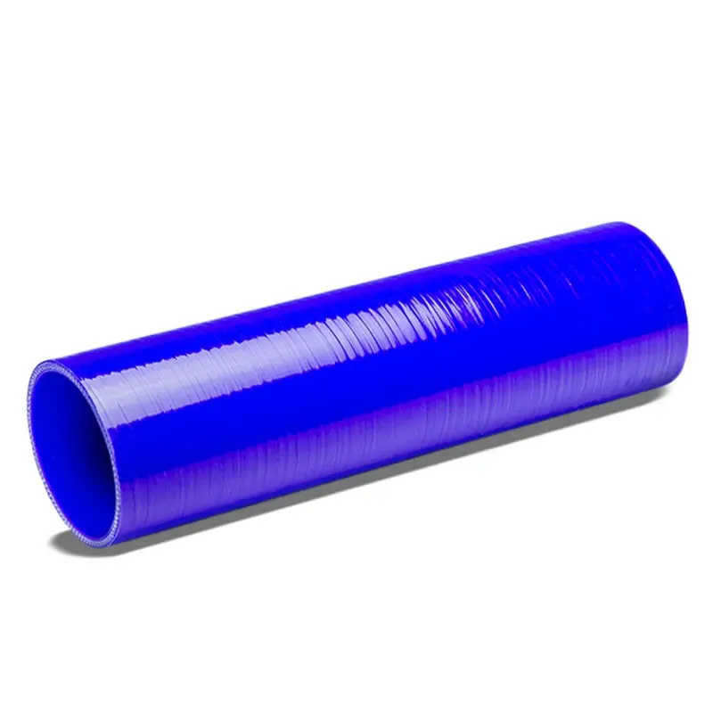 Blue 3Ply Silicone 4.00" 1Ft Long Straight Hose For Turbo/Intake/Intercooler 1