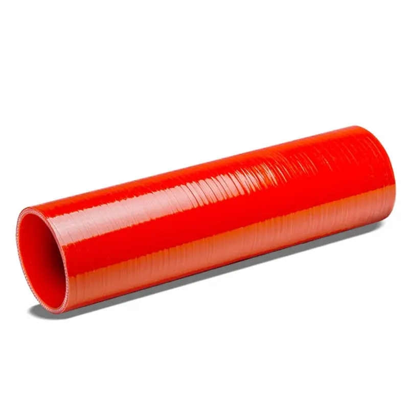 Red 4-Ply Silicone 4.00" 1Ft Long Straight Coupler Hose For Intake/Intercooler 1