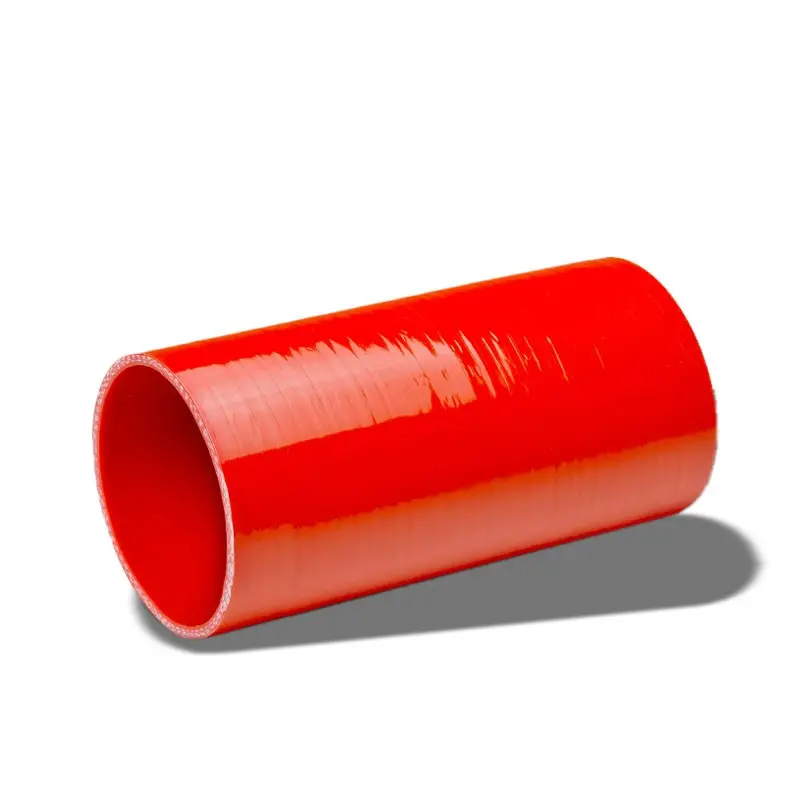Red 4-Ply Silicone 4.00" 8" Long Straight Coupler Hose For Intake/Intercooler 1