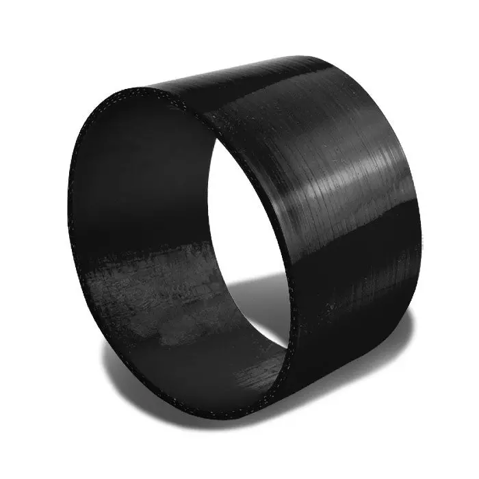 Black Silicone 4" 3-Ply Straight Turbo/Intake/Intercooler Piping Coupler Hose 1