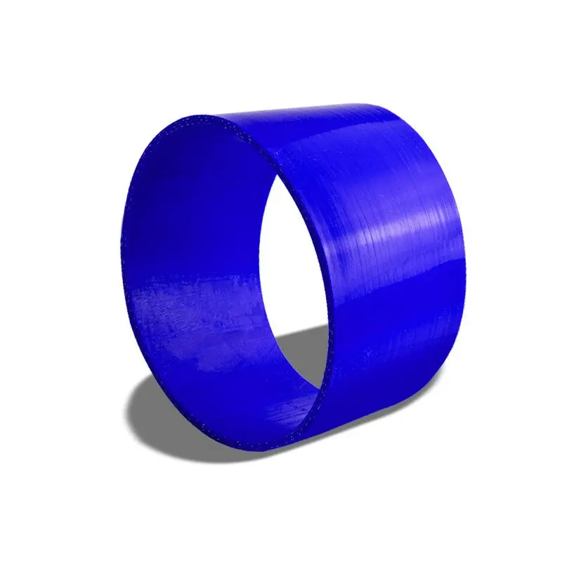 Blue Silicone 4" 3-Ply Straight Turbo/Intake/Intercooler Piping Coupler Hose 1