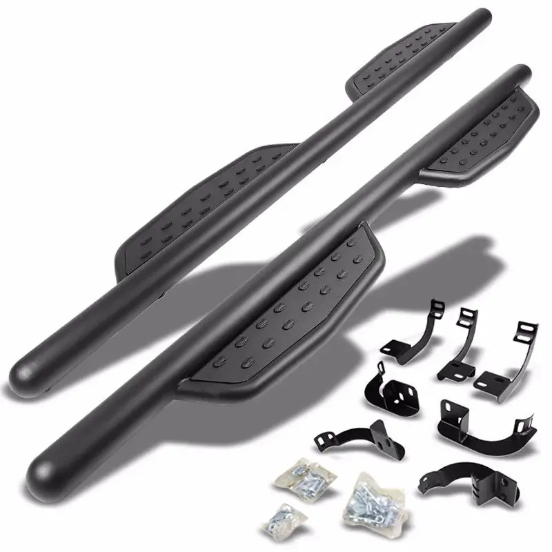 (Straight Sidestep Black) Running Board Nerf Bar For 09-18 Ram 1500/19+ Ram 1500 Classic [Extended Cab] 1
