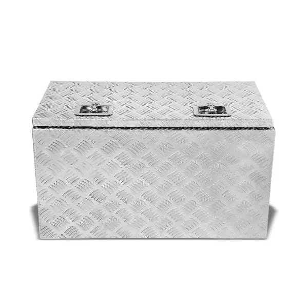 30"X18"X17" Alu Truck/Pickup/Trailer Trunk Utility Storage Flat Tool Box+Lock 1