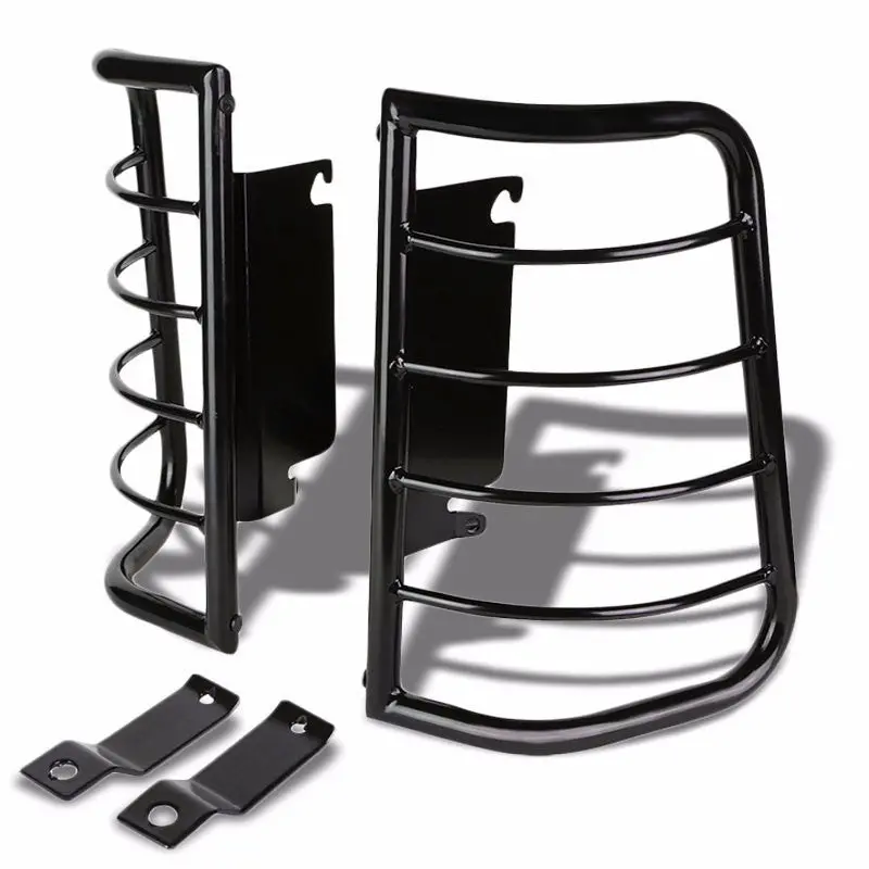 Black Coated Steel Tail Light/Lamp Cage Guard For 08-16 F-250/350/450 Superduty 1