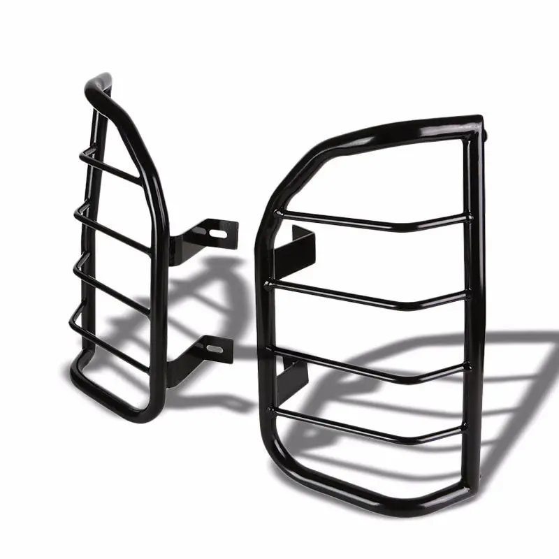 Black Coated Steel Tail Light/Lamp Cage Guard Cover For Nissan 05-15 Xterra 1