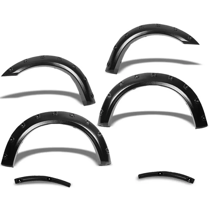 Textured Black Abs Pocket-Rivet Wheel Fender Flares Guard For 93-11 Ford Ranger 1