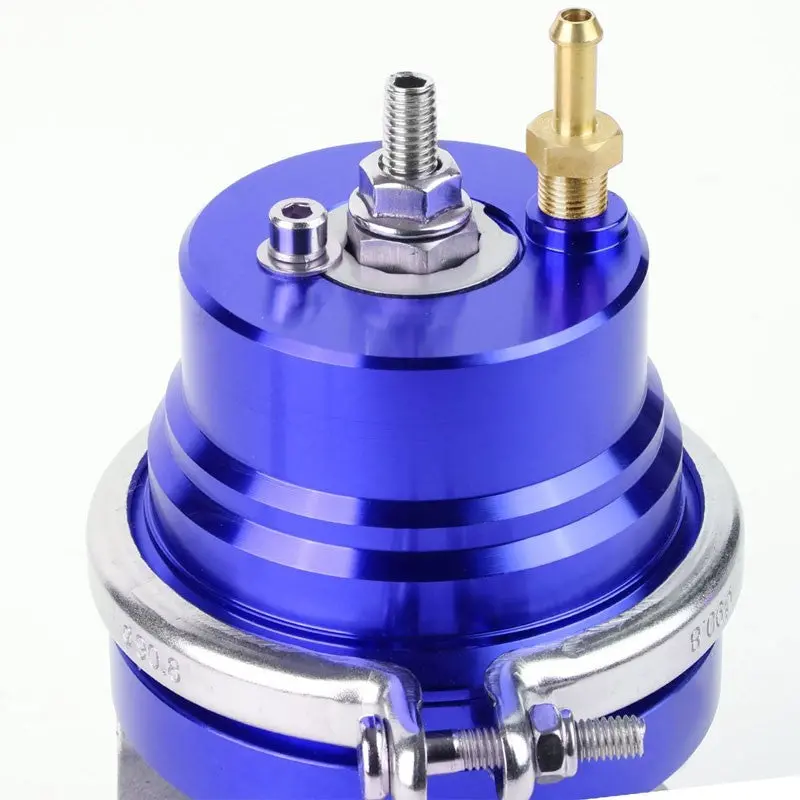 Blue Universal 46Mm 14Psi 4-Bolt On Turbocharger External Wastegate Spring T11 2